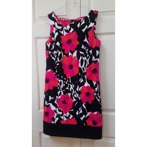 Dress Barn floral print dress, size 8